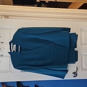 Elegant Teal Women's Blazer